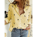 Amarillo con pájaro
