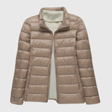 Khaki Stand-up collar